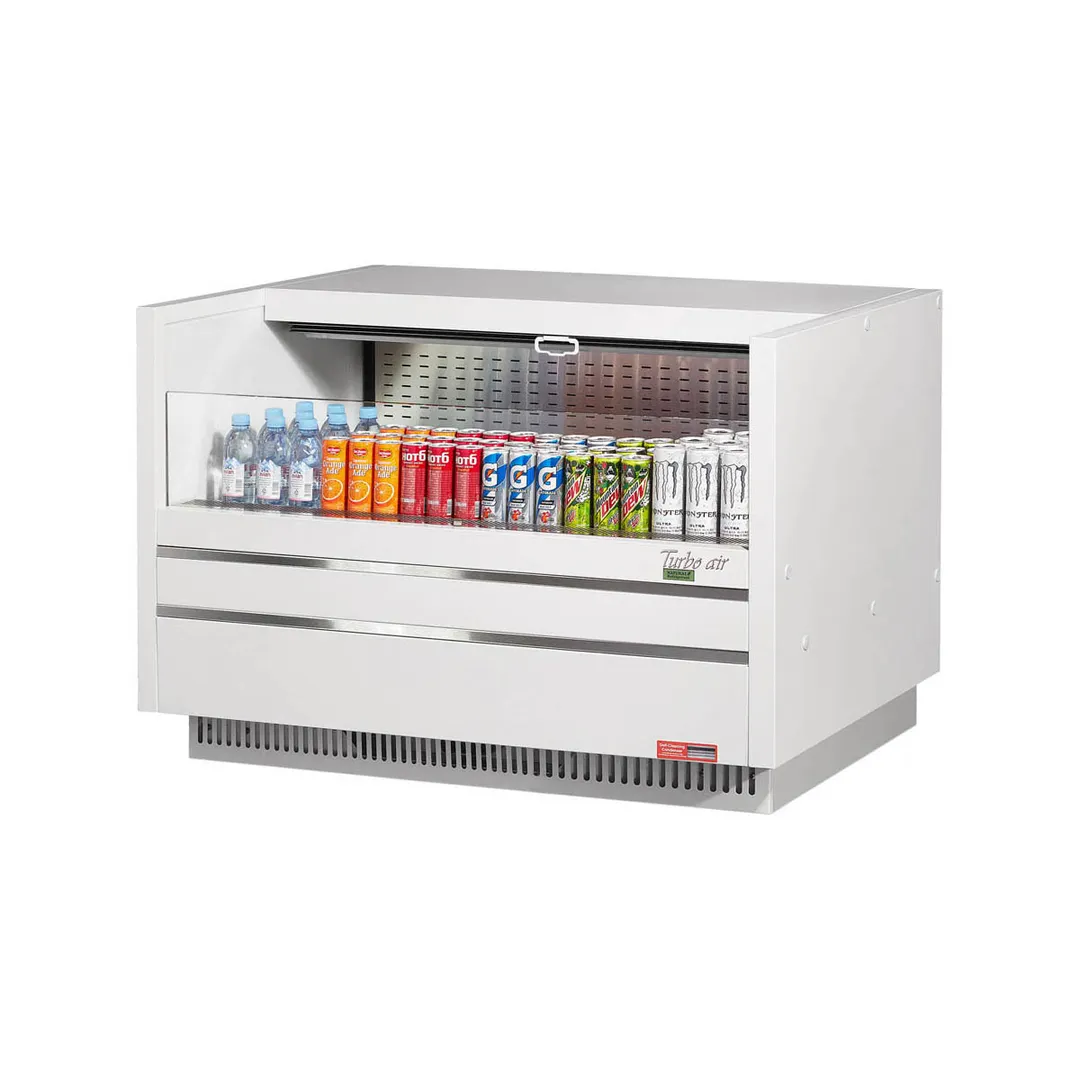Turbo Air TOM-48UC-W(B)-N 48" Drop In Open Refrigerated Deli Display Case