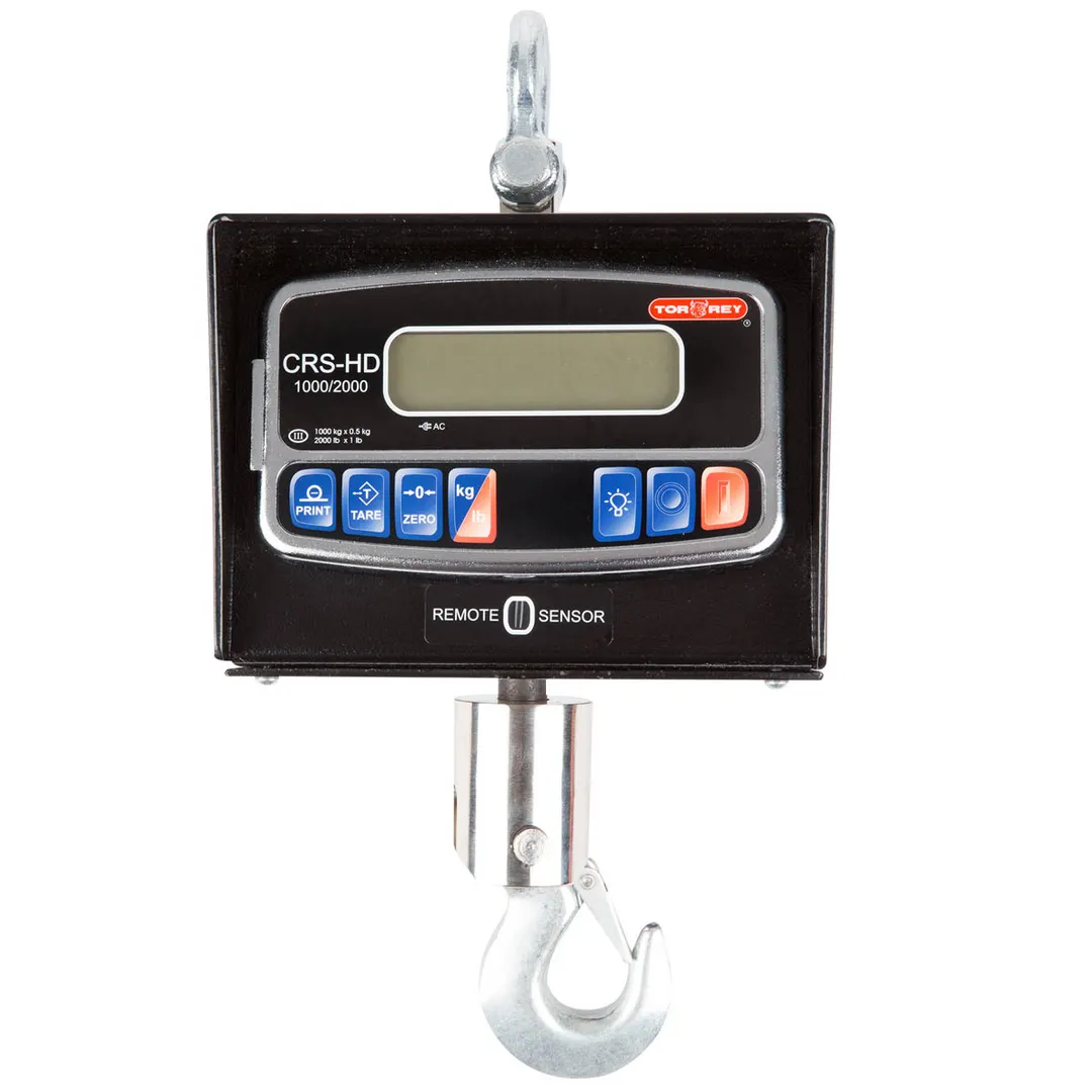Tor-Rey CRS-1000/2000 1000 Kg X .5 Kg / 2200 Lb X 1 Lb Toggles Between Kg & Lb