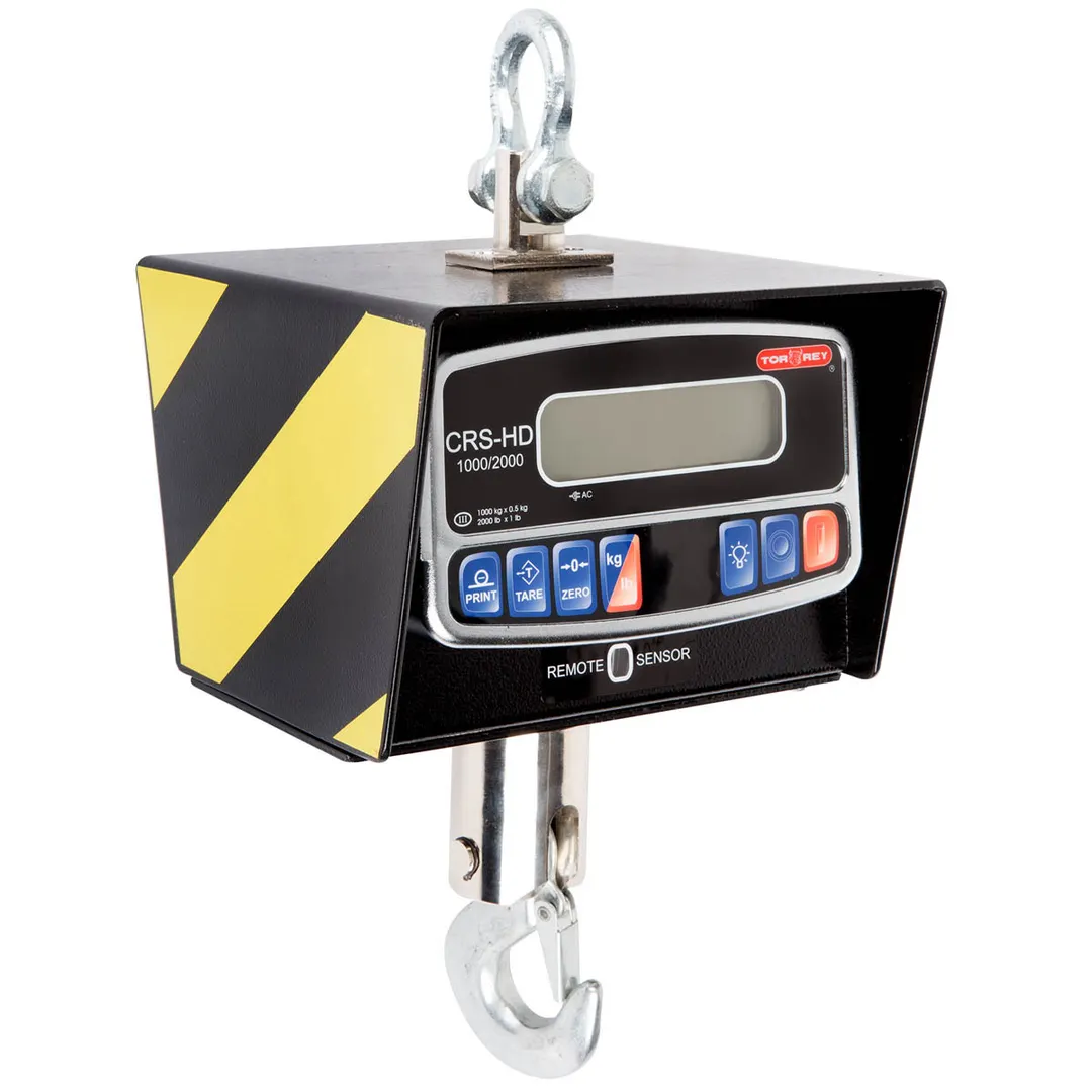 Tor-Rey CRS-1000/2000 1000 Kg X .5 Kg / 2200 Lb X 1 Lb Toggles Between Kg & Lb