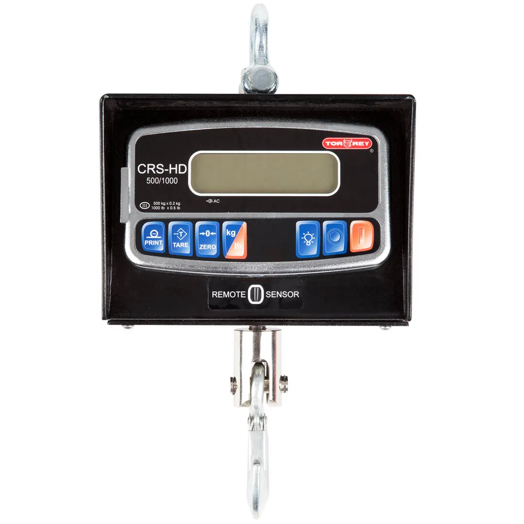 Tor-Rey CRS-500/1000 500 Kg X .2 Kg / 1000 Lb X 0.5 Lb Toggles Between Kg & Lb