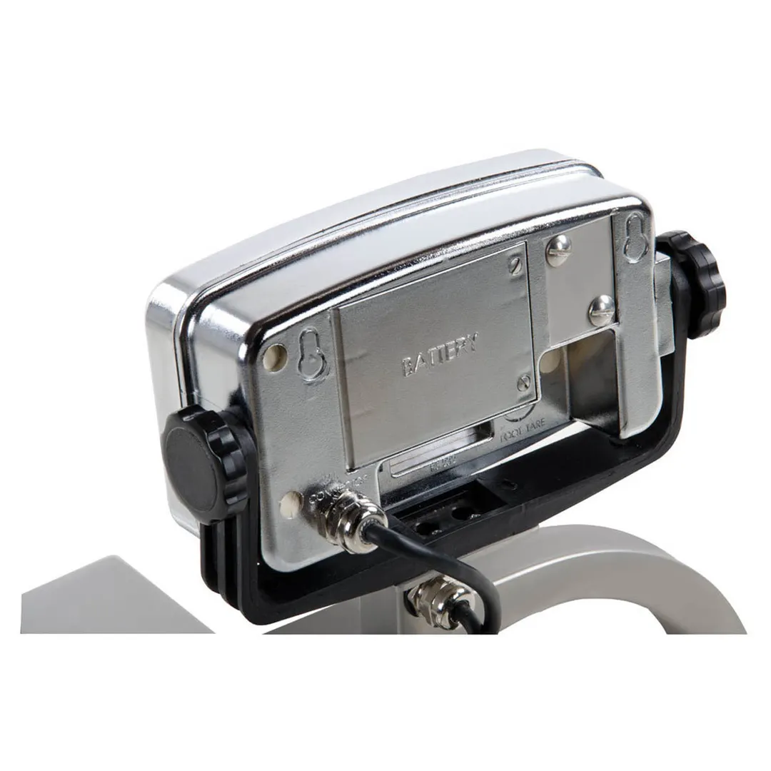 Tor-Rey EQB-100/200-W Scale, 100kg/200lb, 0.02kg/0.05lb, Rechargeable, 1.25" Backlit Display, Epoxy Finish