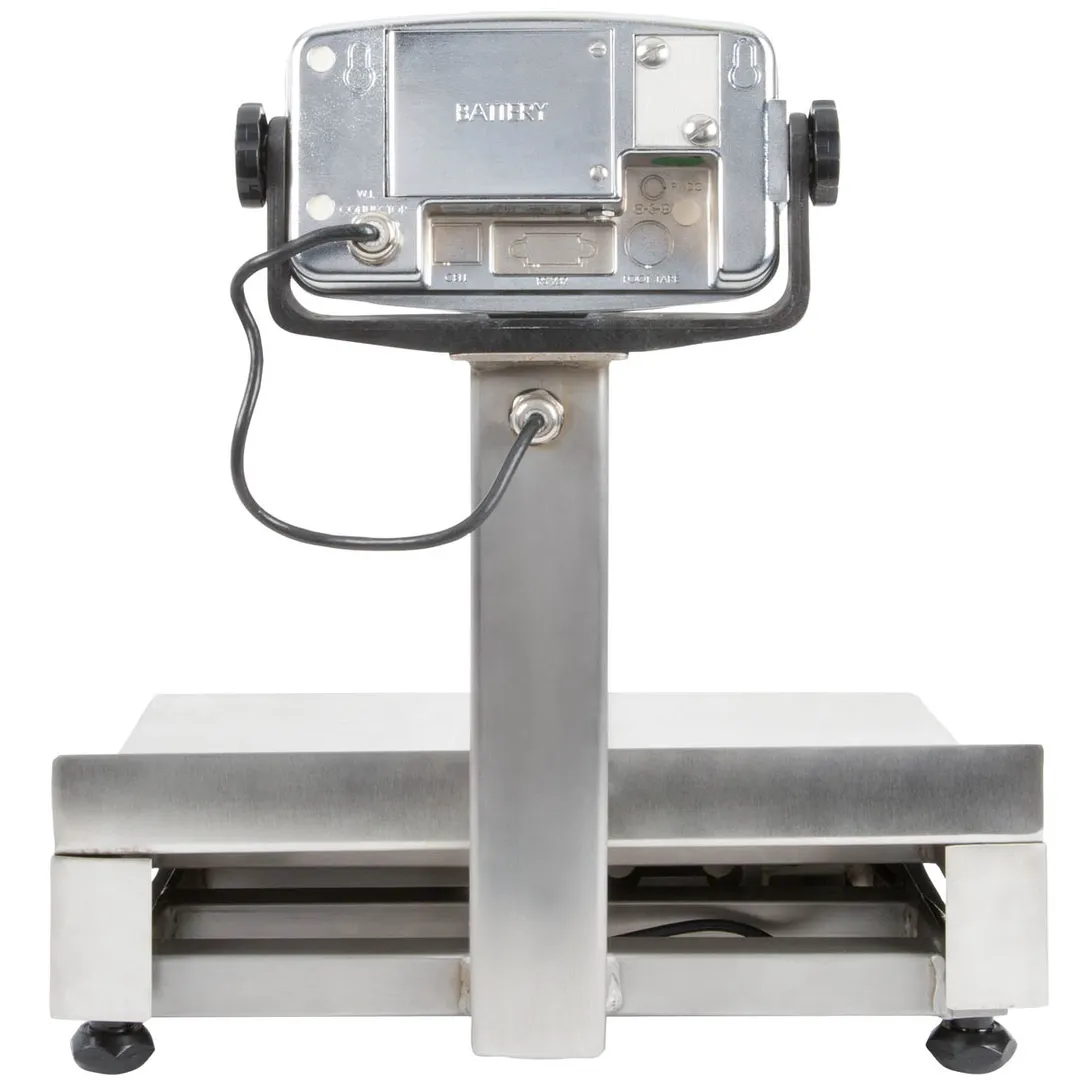 Tor-Rey EQB-20/40-W Scale – 20kg/0.05kg, 40lb/0.01lb, Rechargeable, 1¼" Backlit Display, Epoxy Finish