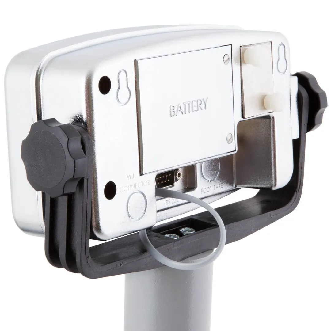Tor-Rey EQB-50/100 Scale 50kg/100lb, 0.01kg/0.02lb, 1 1/4" Backlit Display, 15x19" Platter, Battery, Epoxy Finish