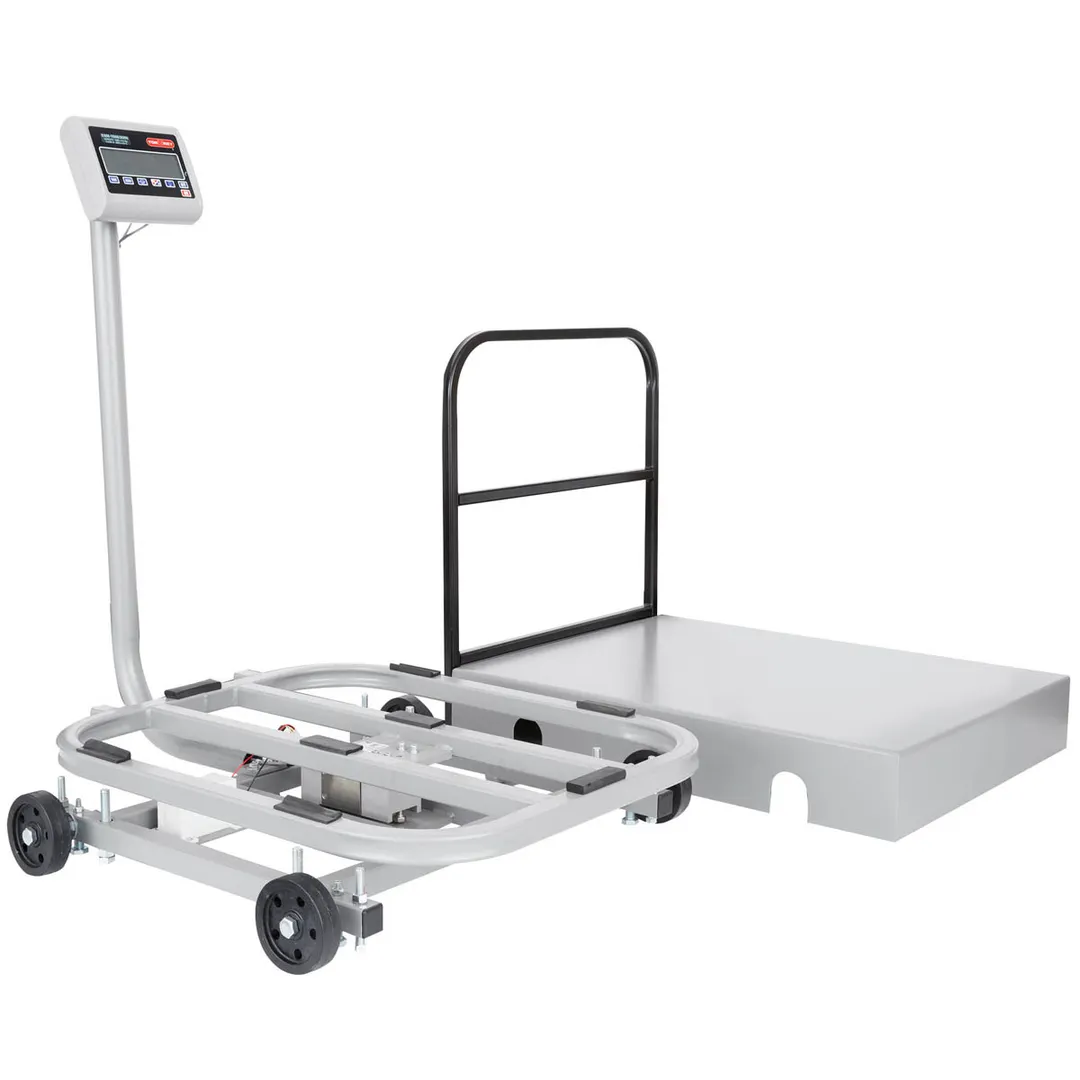 Tor-Rey EQM-1000/2000 Scale – 2000 lb / 1000 kg, 0.1 lb / 0.05 kg Accuracy, Steel, LCD, 100‑hr Battery, Tare
