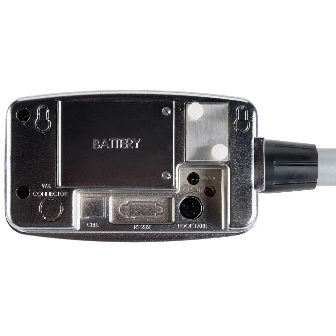 Tor-Rey PZC-10/20 Portion Scale – 10 kg/20 lb, 0.002 kg/0.005 lb, 8x11 Steel Platter, Tare Pedal, Rechargeable