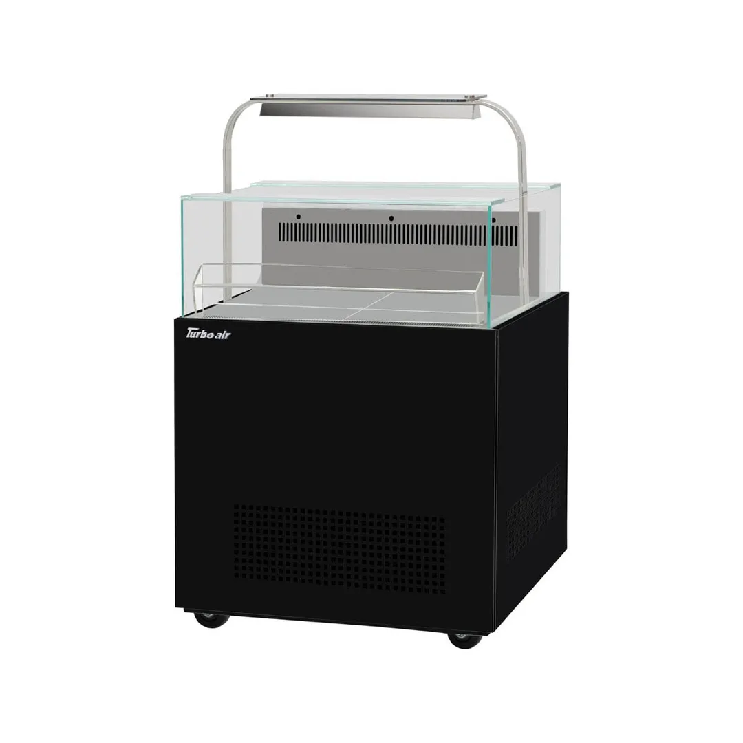 Turbo Air TOS-30NN-D-W(B) 30" Open Refrigerated Deli Display Case