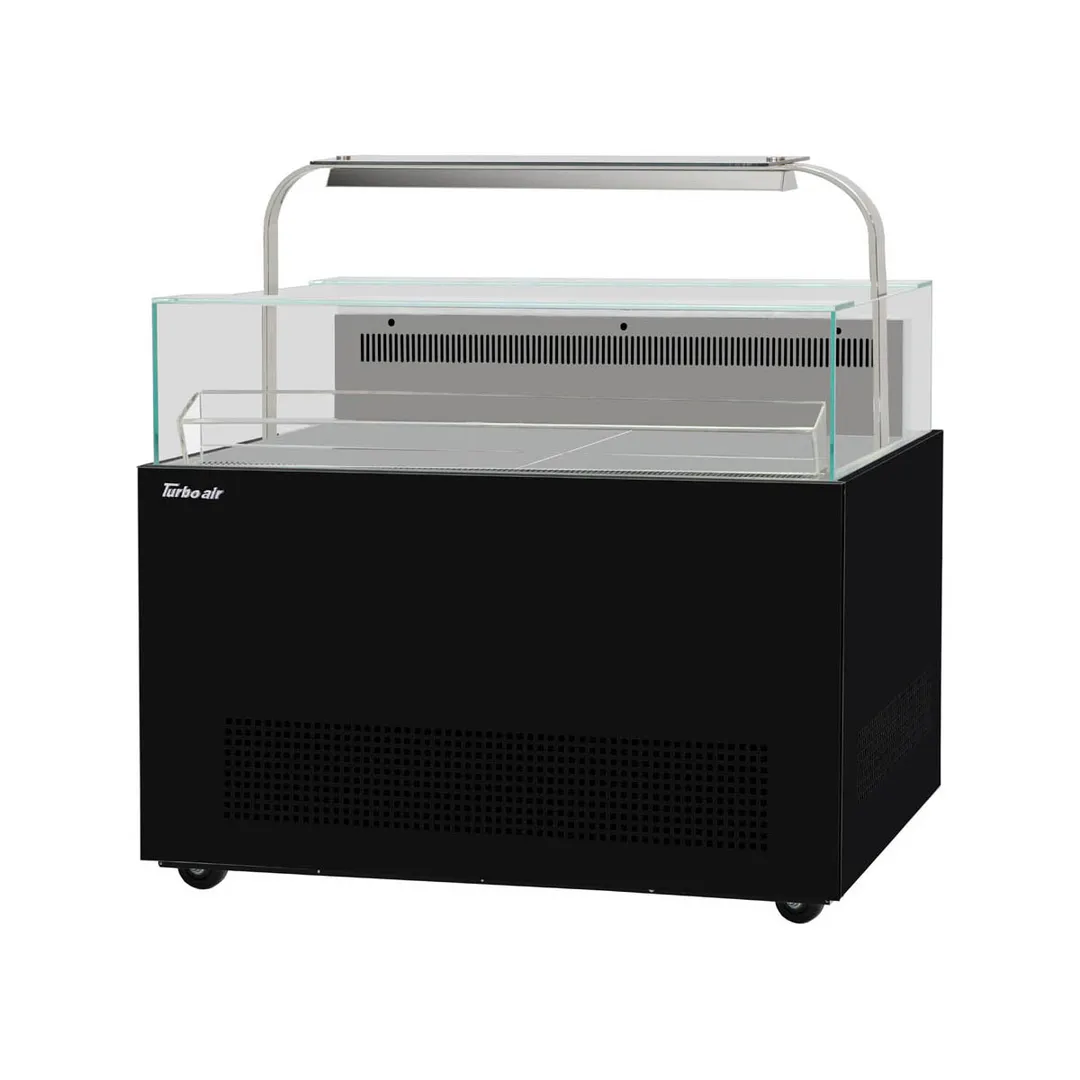 Turbo Air TOS-50NN-D-W(B) 50" Open Refrigerated Deli Display Case