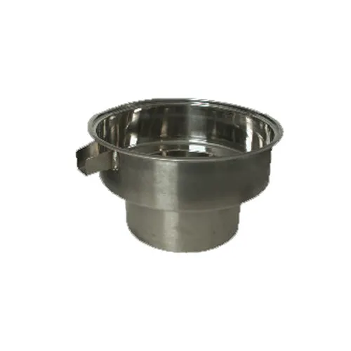 Town 229018B Blanch Pot, Overflow, 44-Qt Steel, Fits 18" Chamber, Grate 229018G, 229018R/229018TR, NSF