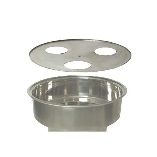 Town 229022DSP Dim Sum Steamer Plate, 24-1/2" Stainless Steel, 3 Round Cutouts, Fits 229022 & 34206