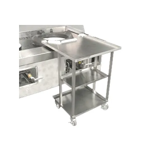 Town 229201 Spice Shelf, Mobile, (3) Shelves, Stainless Steel Construction