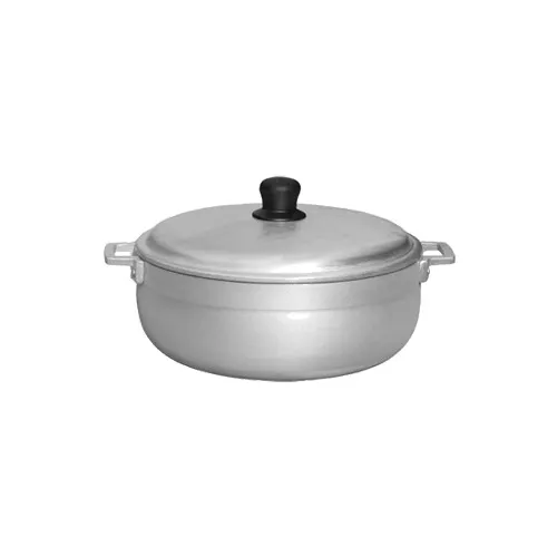 Town 34306 Caldero Stock Pot, 6.7 Qt, Aluminum, With Lid, Commercial Cookware