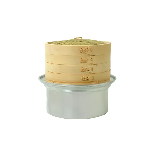 Town 34642/DZ Steamer Pan - 13-3/4" Dia, Fits 12" Bamboo Steamer, Aluminum - Dozen