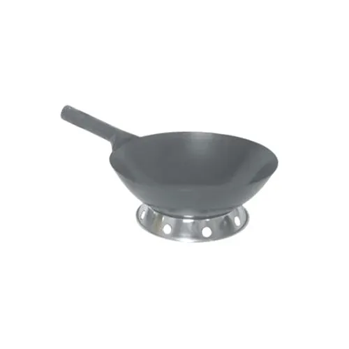 Town 34706 Mandarin Wok, 16" Steel Construction, 8" Steel Handle, Commercial Cookware