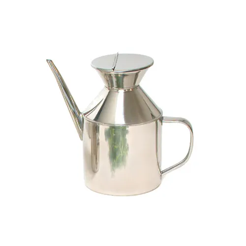 Town 37596 Stainless Steel Soy Sauce Dispenser, 48 Oz, 7"H x 4-1/2" Dia, With Handle