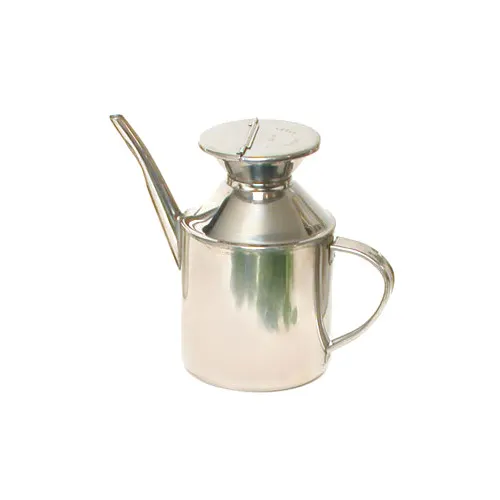 Town 37598 Stainless Steel Soy Sauce Dispenser, 13 Oz, 4-3/4"H x 3" Dia, With Handle