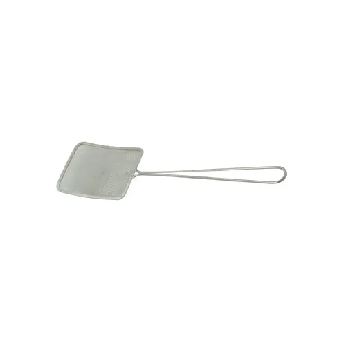 Town 42456S/DZ Skimmer - 5" x 5-3/4" Square Mesh, 12" Handle, 18/8 Stainless Steel - 1 Dozen