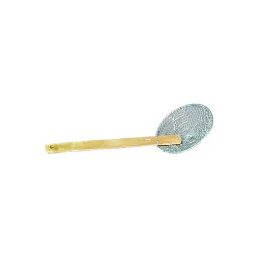 Town 42617/DZ Skimmer – 6" Round Coarse Mesh, 10-3/4" Bamboo Handle, Galvanized Steel – 1 Dozen