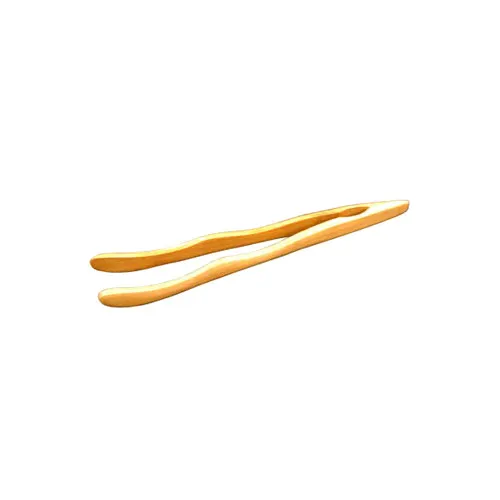 Town 51319 - Petite 7" Bamboo Kitchen Utensil Serving Tongs, 6-7" Length, 1/Pack