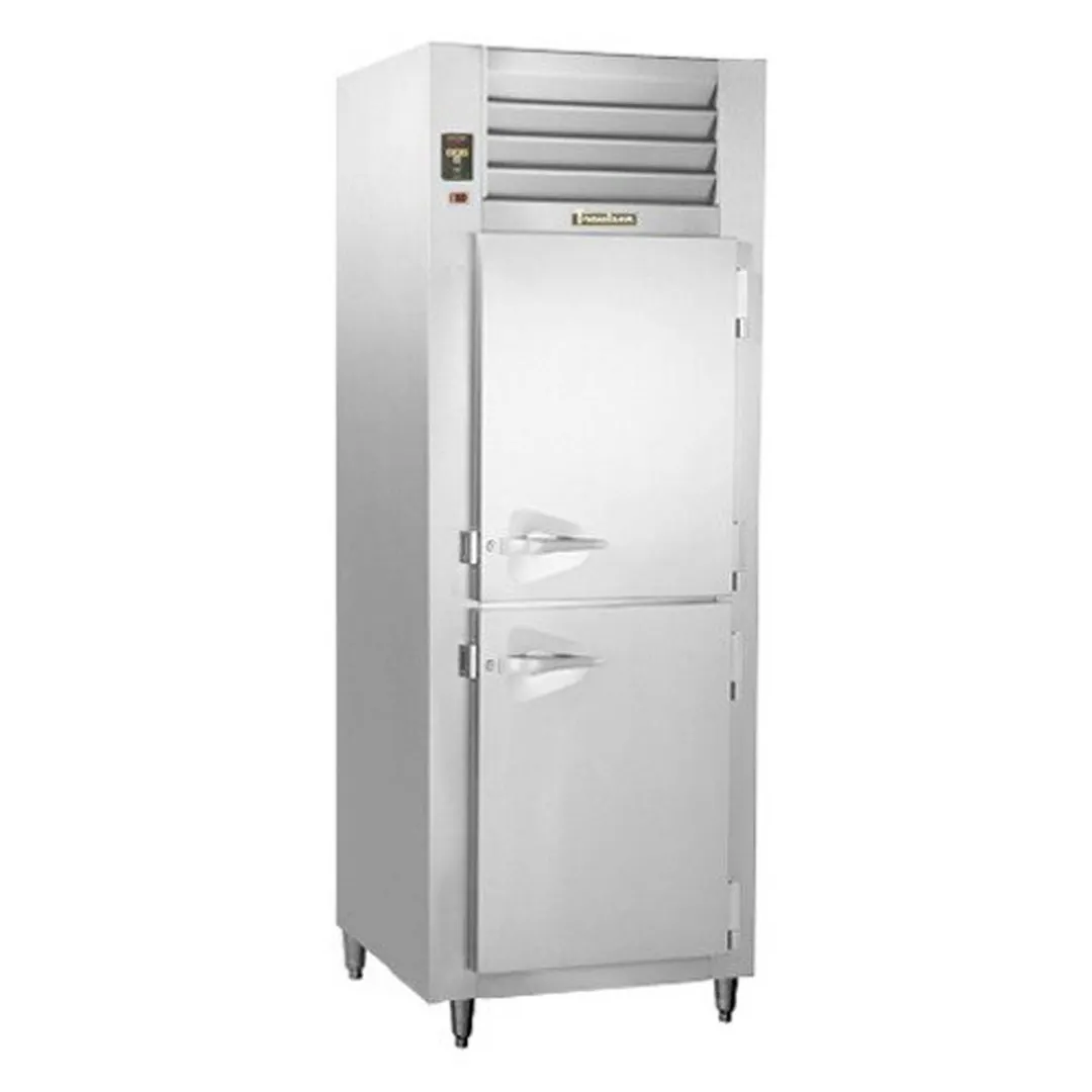 Traulsen AHT132NUT-HHS 26" 1-Section Reach-In Refrigerator w/ 2 Solid Half-Doors, Top Mount, 21.13 cu. ft.