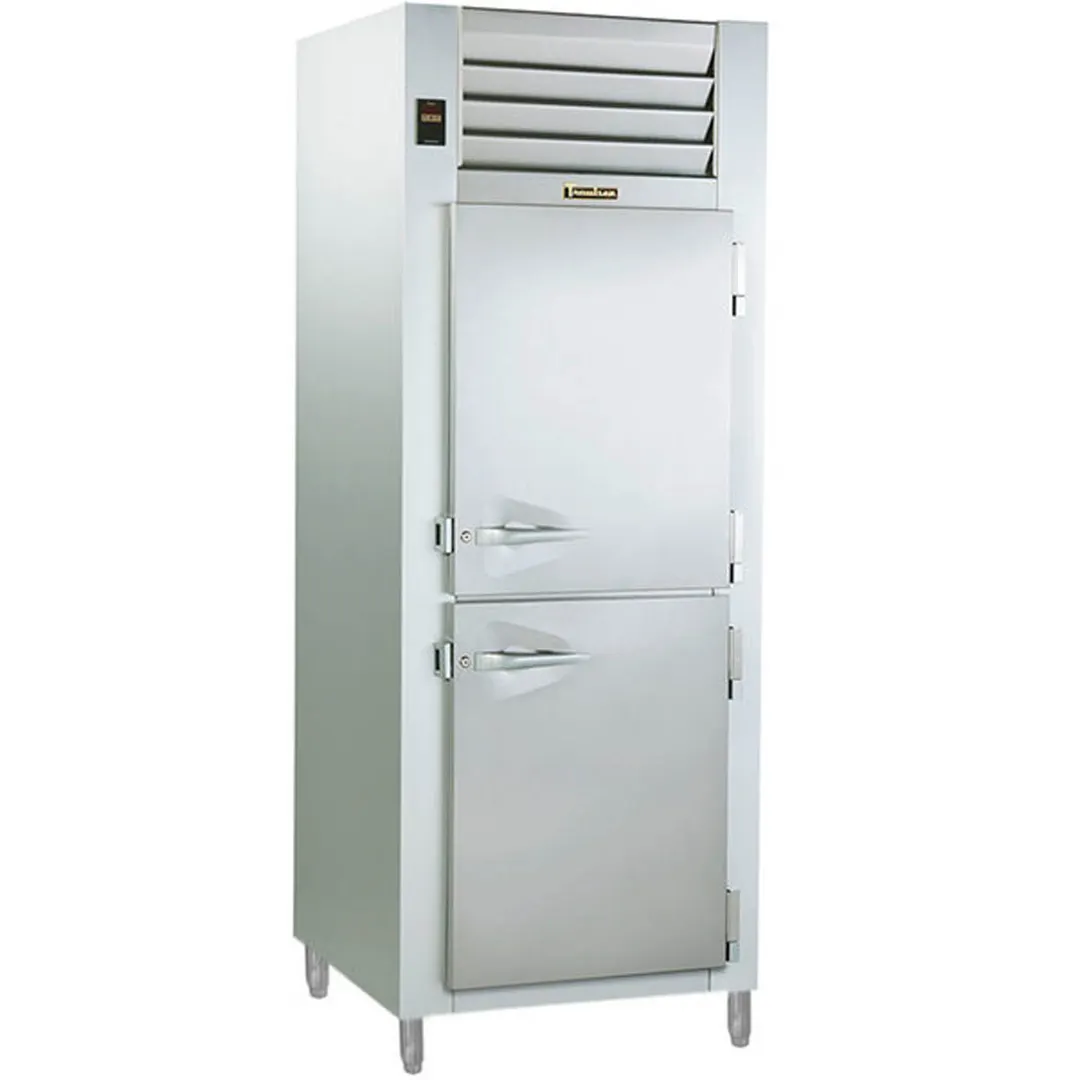 Traulsen AHT132W-HHS 30" 1-Section Reach-In Refrigerator w/ 2 Solid Half-Doors, Remote, 23.43 cu. ft.