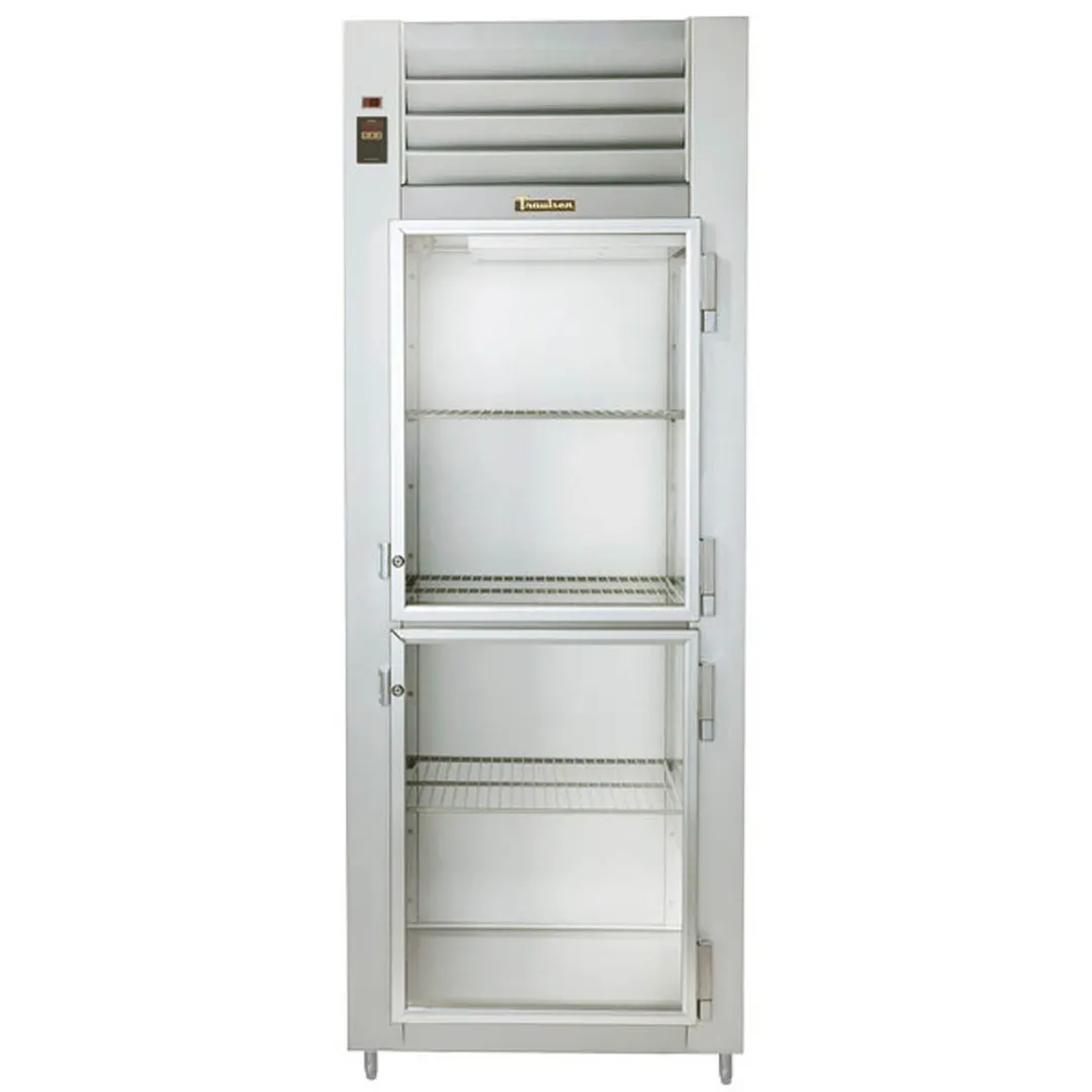 Traulsen AHT132WP-HHG 30" 1-Section Pass-Thru Refrigerator w/ 4 Half Glass Doors, Remote, 25.73 cu. ft.