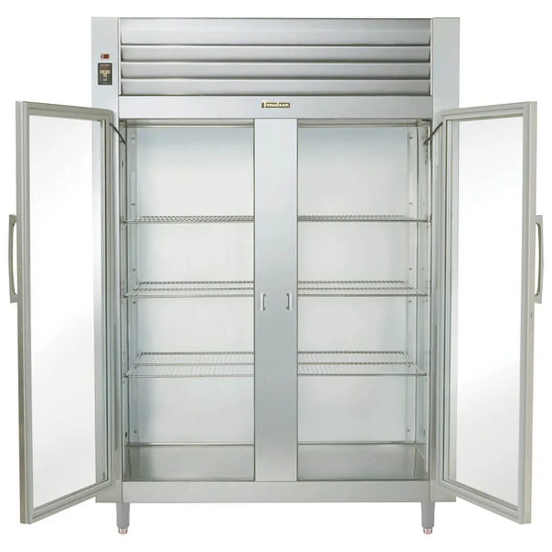 Traulsen AHT226W-FHG 58" 2-Section Reach-In Refrigerator w/ 2 Glass Doors, Remote, 40.57 cu. ft.