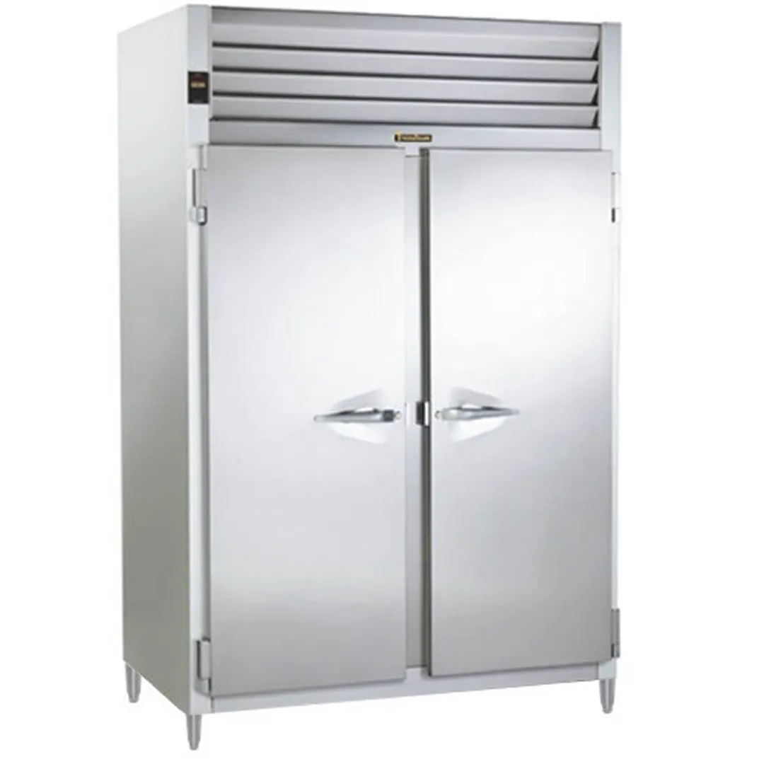 Traulsen AHT226WUT-FHS 58" 2-Section Reach-In Refrigerator w/ 2 Solid Doors, Top Mount, 36.69 cu. ft.