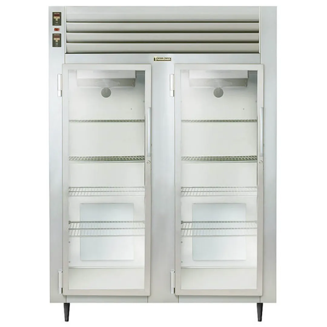 Traulsen AHT232D-FHG 48" 2-Section Reach-In Refrigerator w/ 2 Glass Doors, Remote, 42.5 cu. ft.