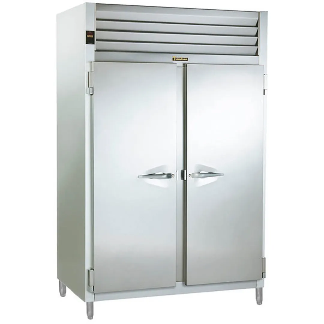 Traulsen AHT232D-FHS 48" 2-Section Reach-In Refrigerator w/ 2 Solid Doors, Remote, 42 cu. ft.