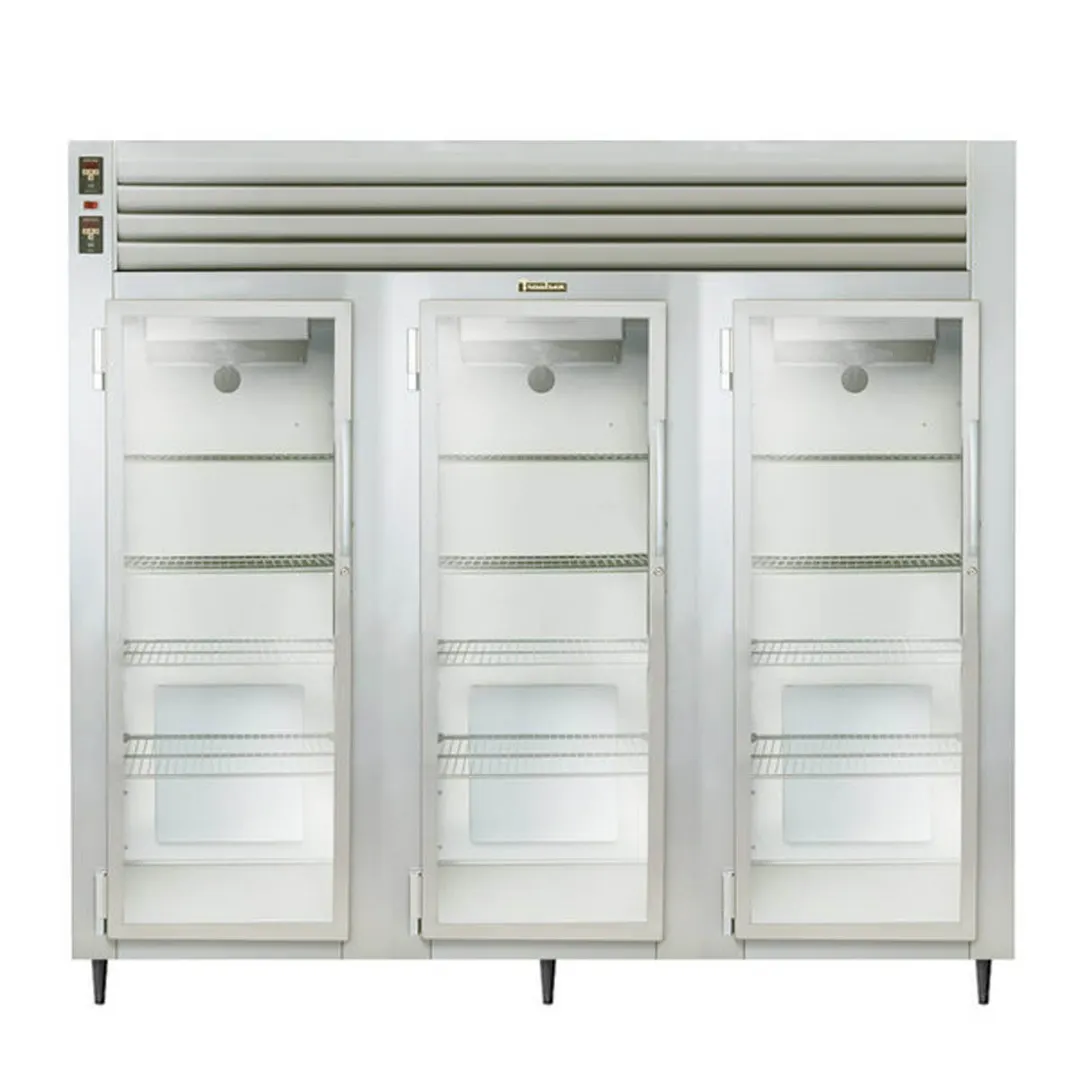 Traulsen AHT332W-FHG 86" 3-Section Reach-In Refrigerator w/ 3 Glass Doors, Remote, 79 cu. ft.