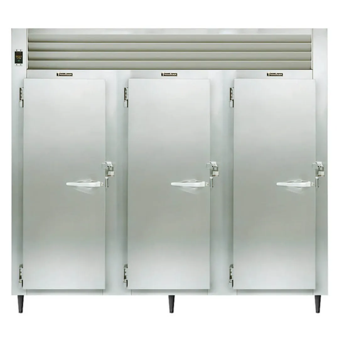 Traulsen AHT332W-FHS 86" 3-Section Reach-In Refrigerator w/ 3 Solid Doors, Remote, 77.5 cu. ft.