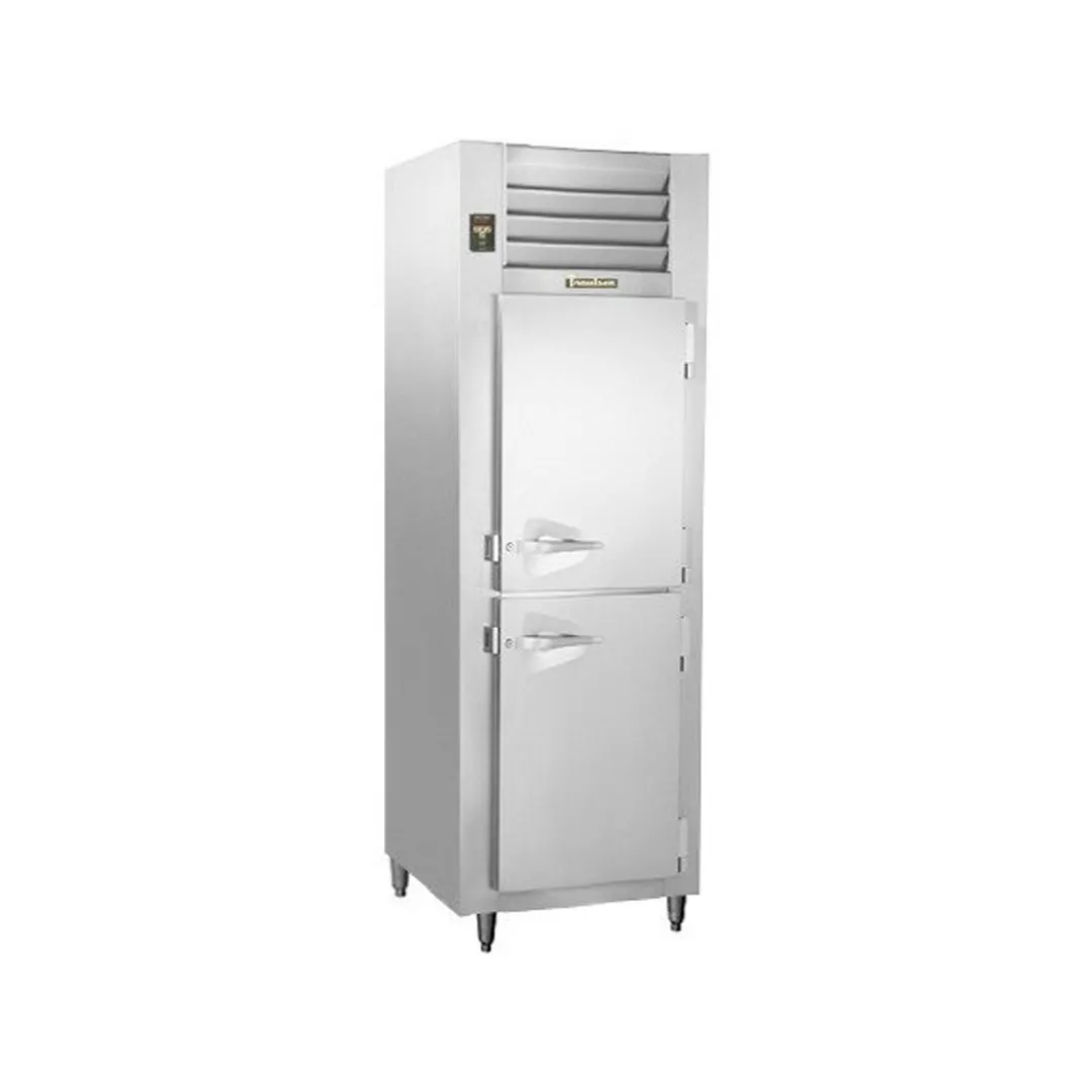 Traulsen ALT132DUT-HHS 24" 1-Section Reach-In Freezer, 2 Half Hinged Solid Doors, Top Mounted, 18.1 cu. ft., Stainless Steel