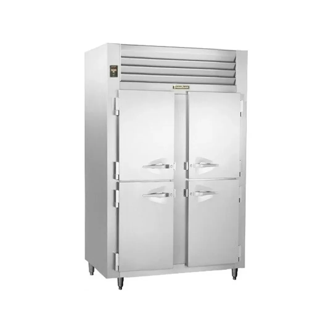 Traulsen ALT232W-HHS 58" 4-Half Solid Door 2-Section Reach-In Freezer, Remote, 50.5 cu. ft., Stainless Steel