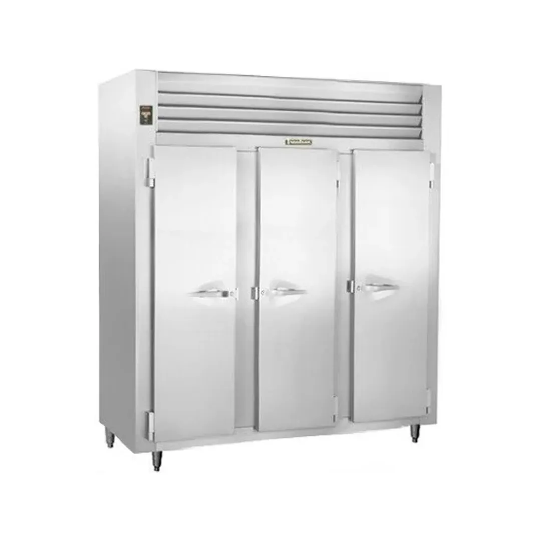 Traulsen ALT332N-FHS 76" 3-Solid Door Reach-In Freezer, Remote Refrigeration, 69.5 cu. ft., Stainless Steel