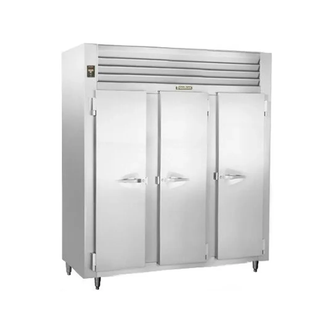 Traulsen ALT332W-FHS 86" 3-Solid Door Reach-In Freezer, Remote, 77.5 cu. ft., Stainless Steel