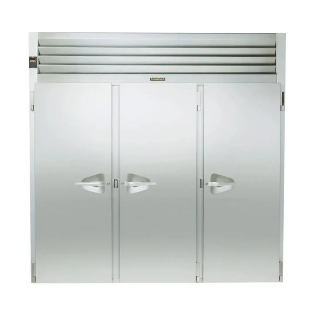 Traulsen ARI332H-FHS 100" 3-Section Roll-In Refrigerator w/ 3 Solid Doors, Remote, 120 cu. ft.