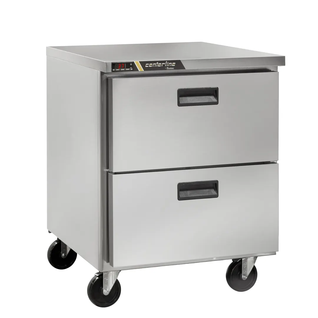 Traulsen C Series CLUC-27F-DW 27" 1-Section Undercounter Freezer w/ 2 Drawers, 6.5 cu. ft.