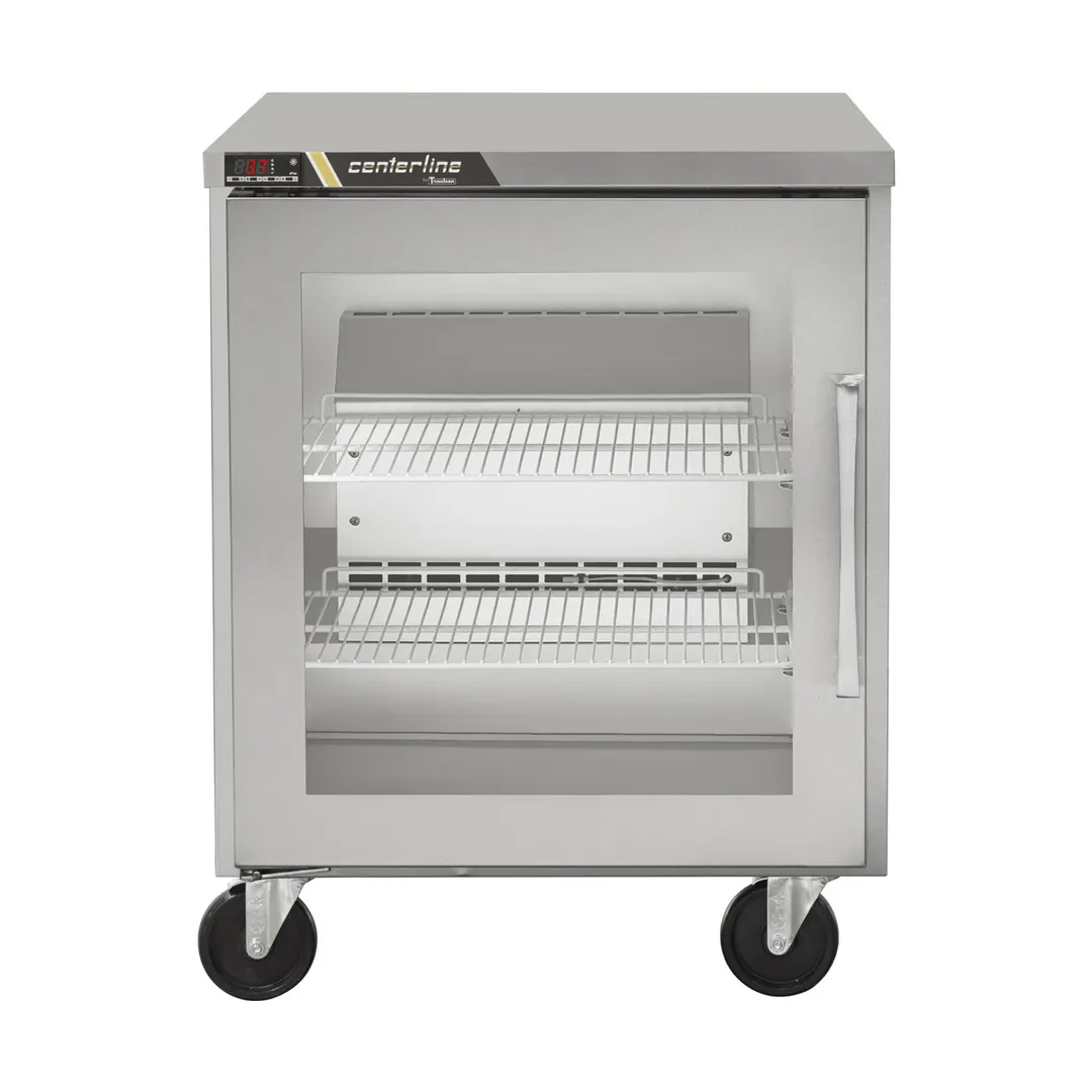 Traulsen C Series CLUC-27R-GD-R 27" 1 Glass Door Undercounter Refrigerator, Stainless Steel, 6.5 cu. ft.