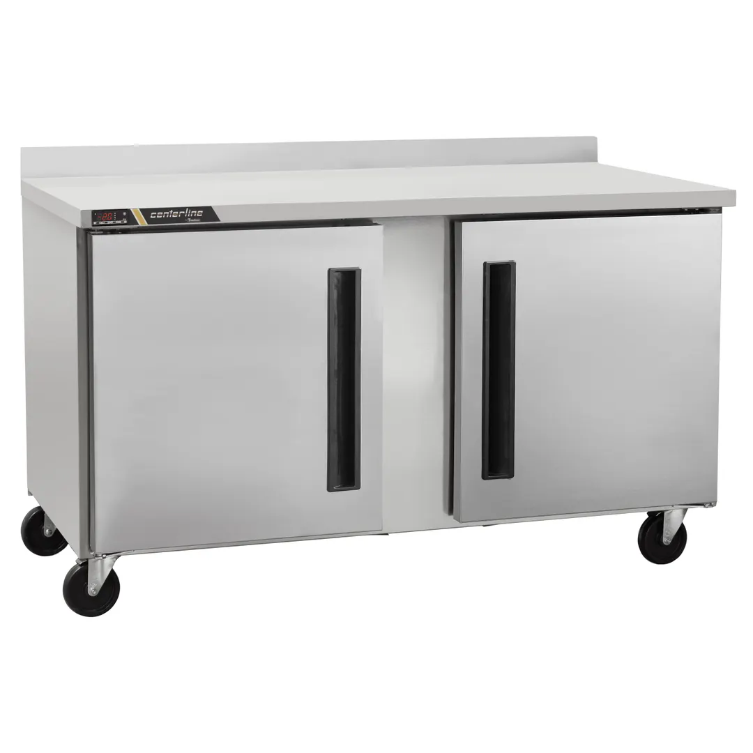 Traulsen C Series CLUC-60F-SD-WTLR 60" 2 Doors Worktop Freezer, 17 cu. ft.