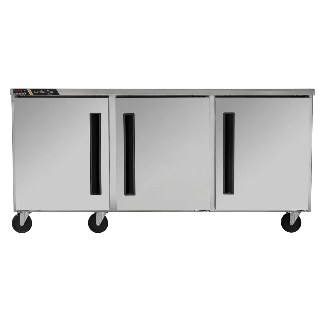 Traulsen C Series CLUC-72F-SD-LRR 72" 3-Door Undercounter Freezer, Stainless Steel, 18.8 cu. ft.