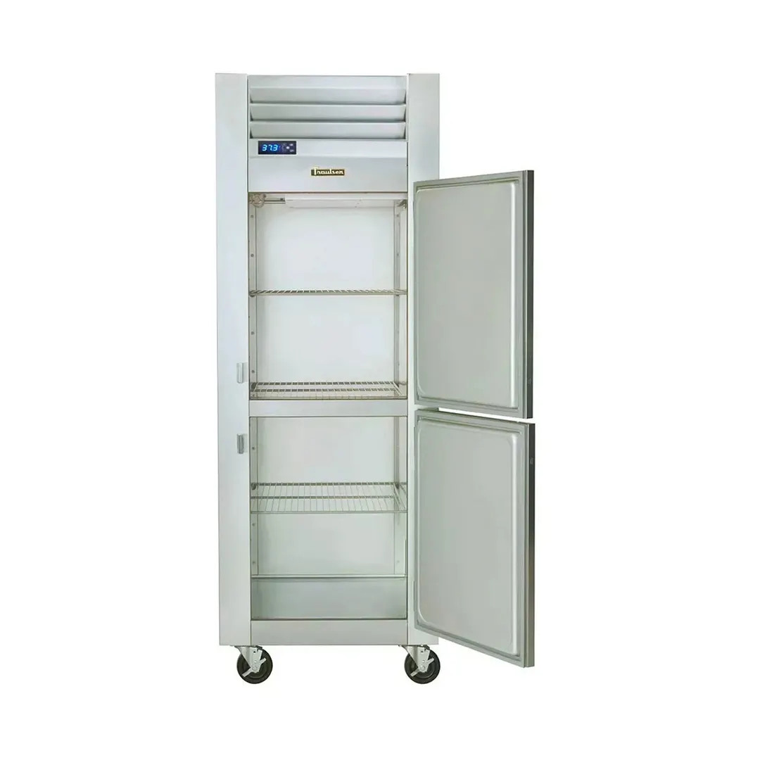 Traulsen G10042-032 30" 1-Section Pass-Thru Refrigerator w/ 4 Half Solid Doors (right hinged), R290, 24.7 cu. ft.