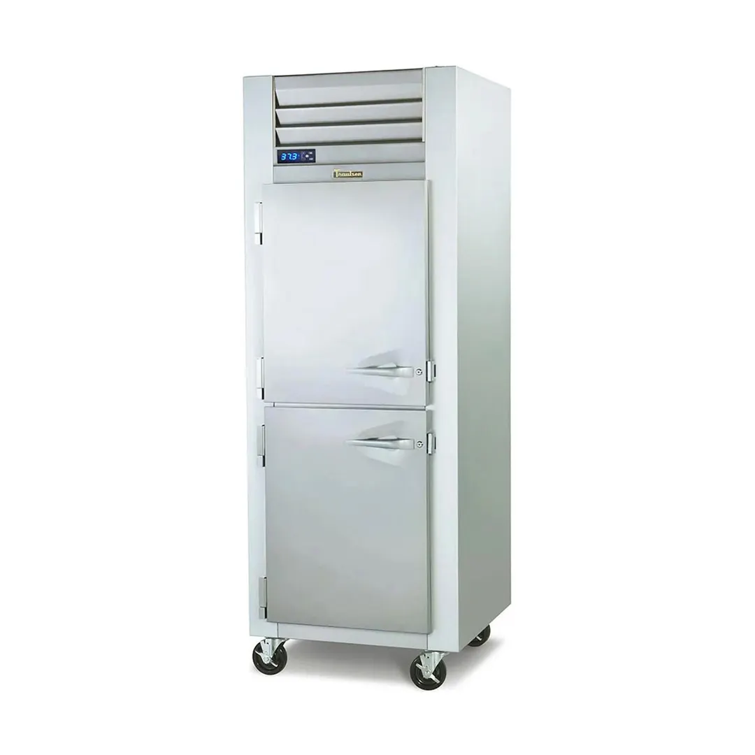 Traulsen G10045-032 30" 1-Section Pass-Thru Refrigerator w/ 4 Half Solid Doors (left/right hinged), 24.7 cu. ft.