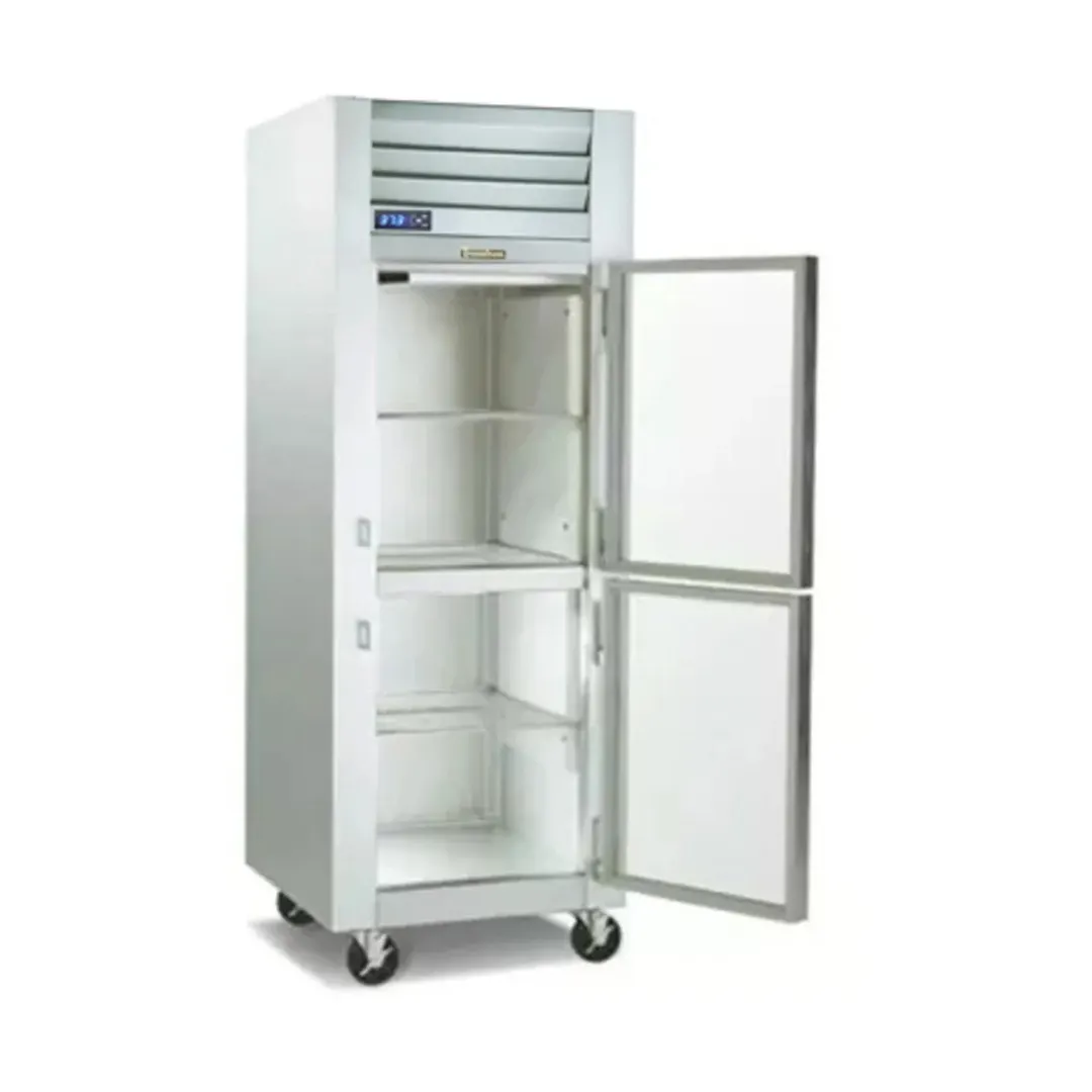 Traulsen G1100 30" 1-Section Reach-In Refrigerator w/ 2 Glass Half-Doors, Top Mount, 23.67 cu. ft.