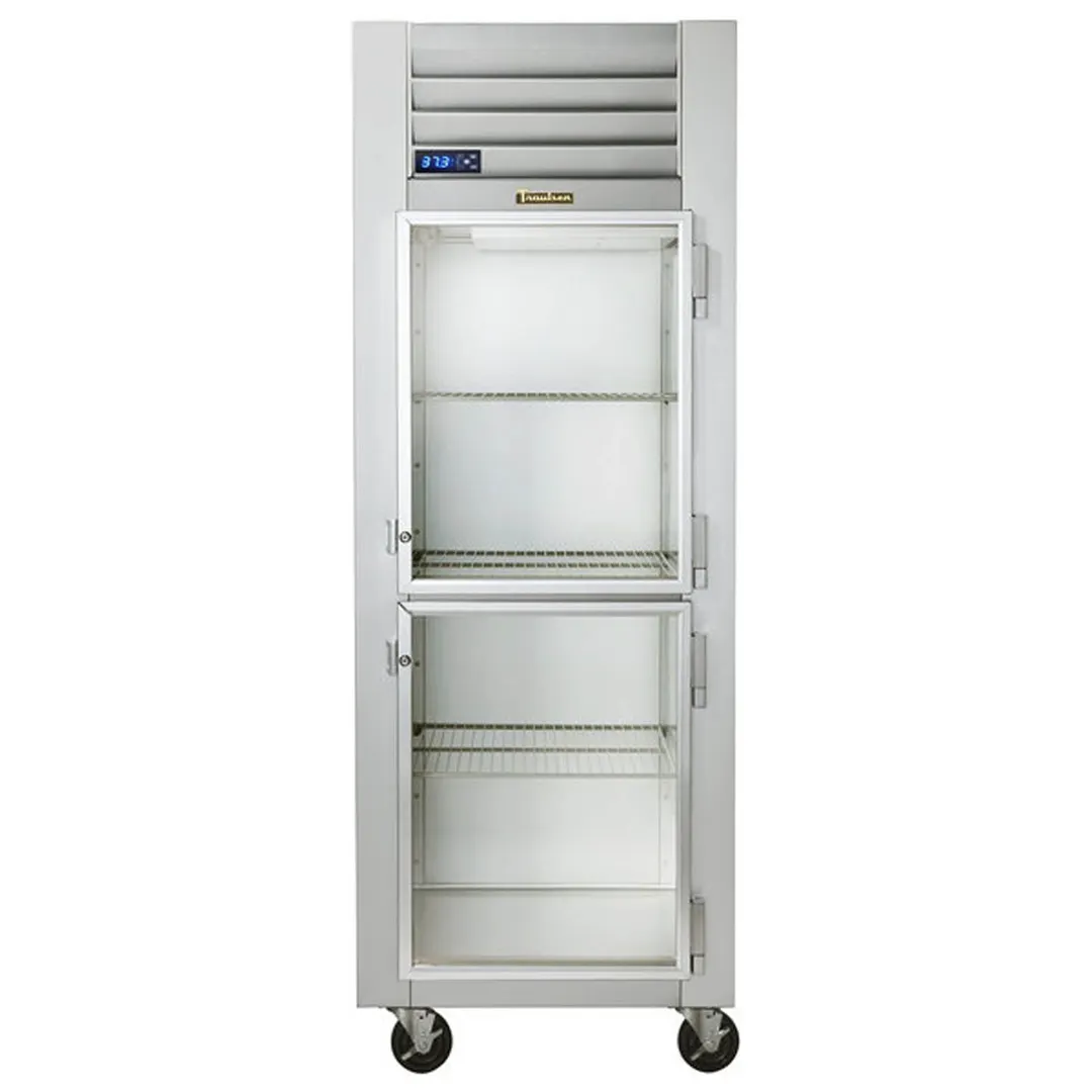 Traulsen G11000-032 30" 1-Section Reach-In Refrigerator w/ 2 Glass Right Hinged Half-Doors, Top Mount, 23.67 cu. ft.