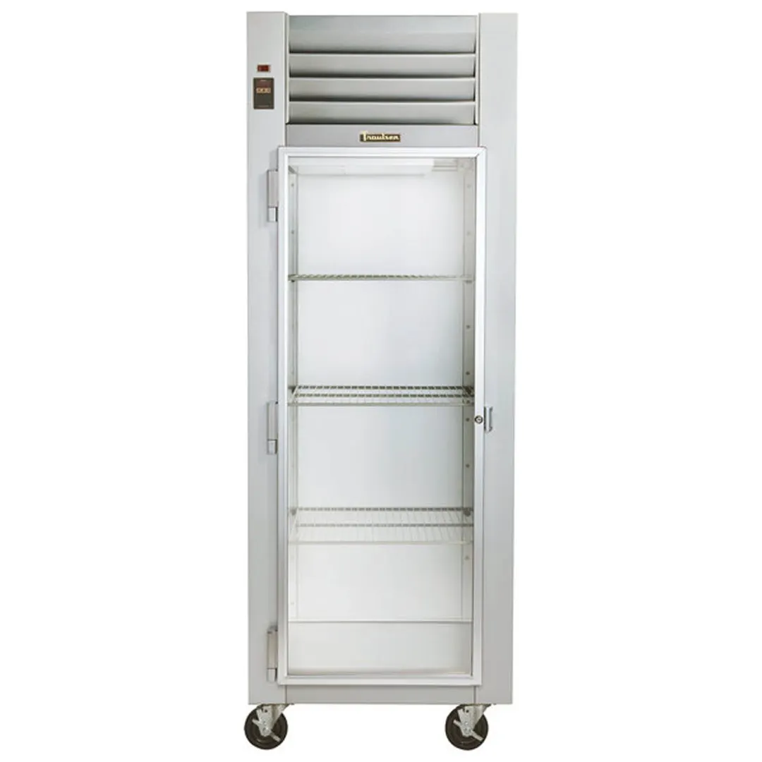 Traulsen G11011 30" 1-Section Reach-In Refrigerator w/ Left Hinged Glass Door, Top Mount, 23.57 cu. ft.