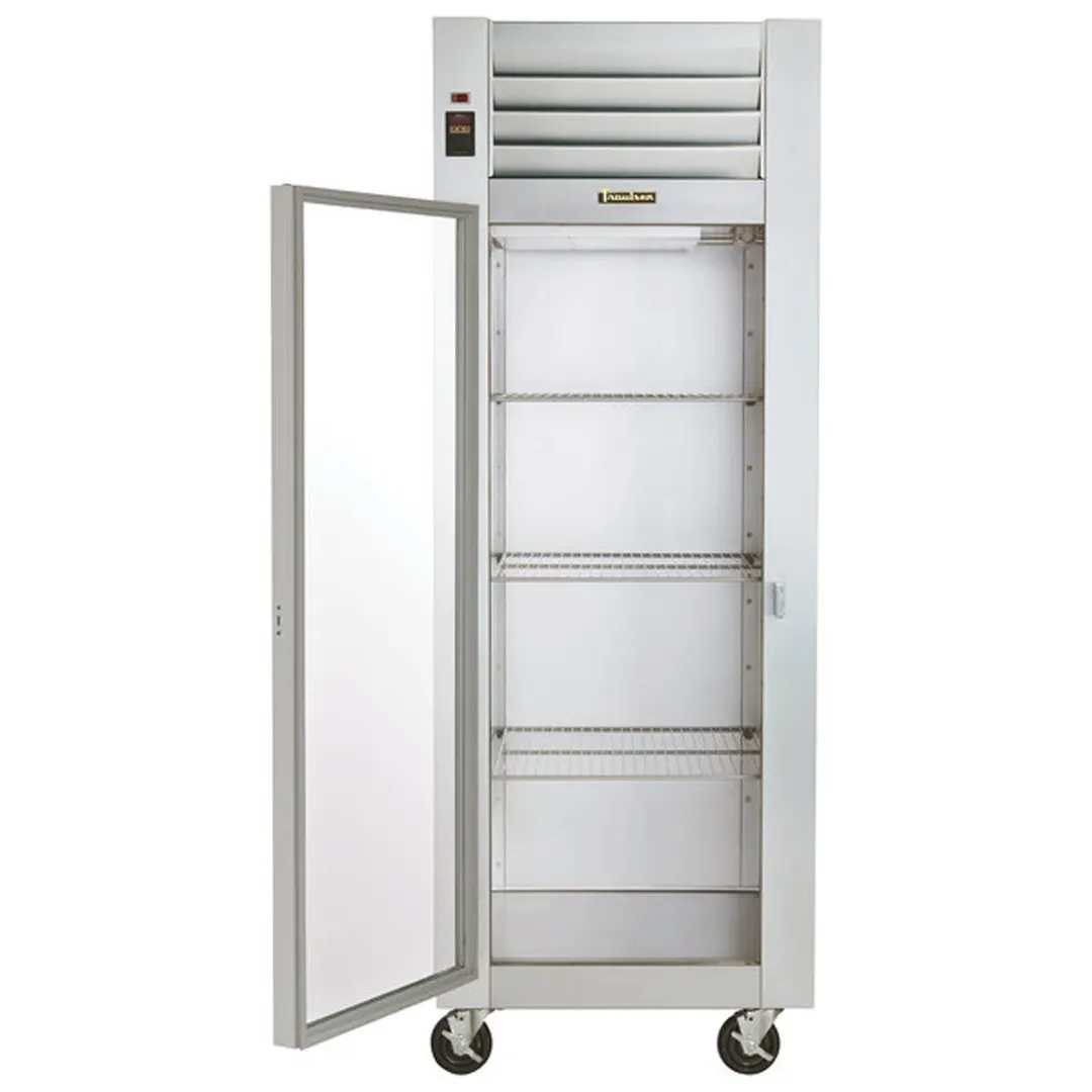 Traulsen G11011 30" 1-Section Reach-In Refrigerator w/ Left Hinged Glass Door, Top Mount, 23.57 cu. ft.
