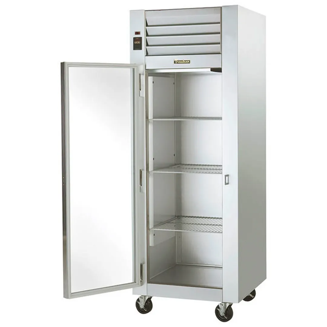 Traulsen G11011 30" 1-Section Reach-In Refrigerator w/ Left Hinged Glass Door, Top Mount, 23.57 cu. ft.