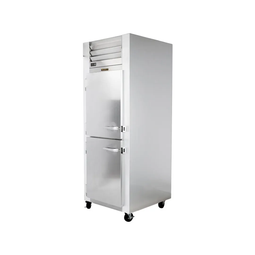 Traulsen G12001 30" 1-Section Reach-In Freezer, 2 Half Solid Left Hinged Doors, Top Mounted, 23 cu. ft.