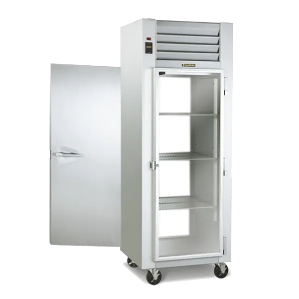 Traulsen G16052-032 30" 1-Section Pass-Thru Refrigerator w/ 2 Solid-Glass Doors (right hinged), R290, 25.9 cu. ft.