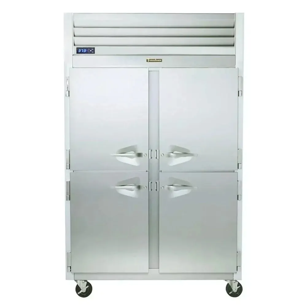 Traulsen G20004P 52" 2-Section Pass-Thru Refrigerator w/ 8 Half Solid Doors (left/right hinged), R450A, 48.6 cu. ft.